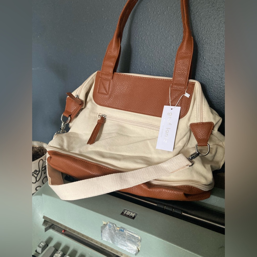 Canvas, leather Bag
